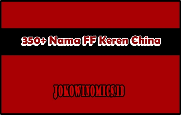 Nama FF Keren China